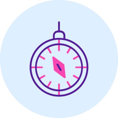 pusula simgesi, vektör illüstrasyonu