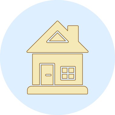 ev simgesi vektör illüstrasyonu