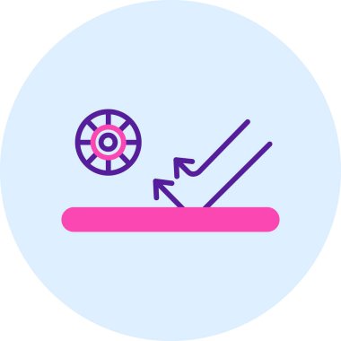 Ok. Web simgesi basit illüstrasyon