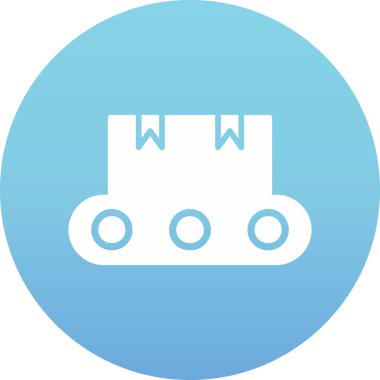 Modern b 'nin vektör illüstrasyonu araba simgesinden yoksun