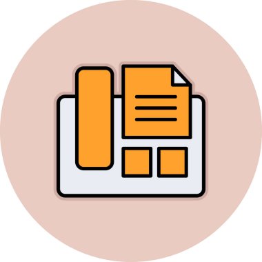 dosya belgesi vektör illüstrasyonu