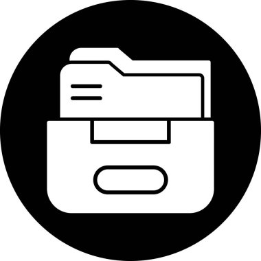 Belge. Web simgesi basit tasarım