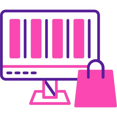 Dizüstü bilgisayar ile alışveriş sepeti