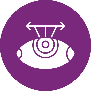 Göz simgesi vektör illüstrasyonu