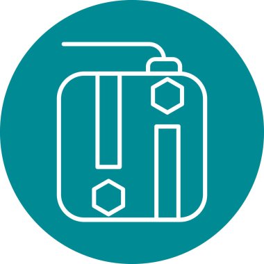 Çanta. Web simgesi basit tasarım