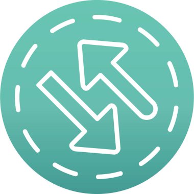 ok simgesi vektör illüstrasyonu