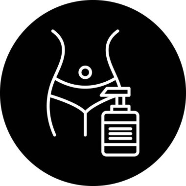 Mayo ikonu vektör illüstrasyon tasarımlı kadın