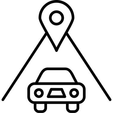 konum haritası simgesi. beyaz arkaplanda izole edilmiş web tasarımı için konum haritası vektör simgesi