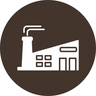 Fabrika simgesi vektör işareti