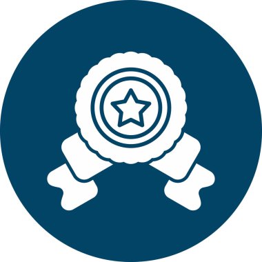 ödül madalya vektör simgesi düzenlenebilir