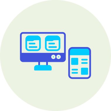 Web sayfası tasarım ikonu vektör illüstrasyonu