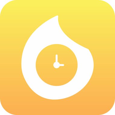 Sarı bir simgenin vektör illüstrasyonu