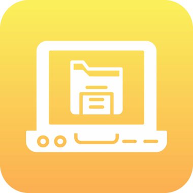 bilgisayar simgesi, vektör illüstrasyonu