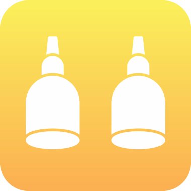 Bira şişesi ikonu. Web için bira şişesi vektör simgelerinin düz çizimi