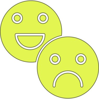 Gülümse. düz vektör simgeleri