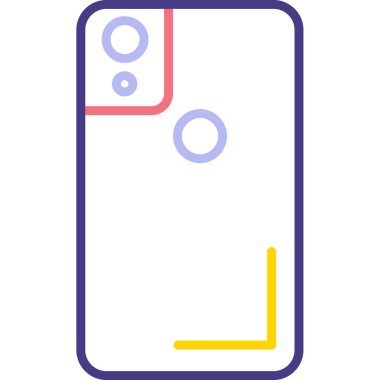 mobil simge, vektör illüstrasyonu basit tasarım