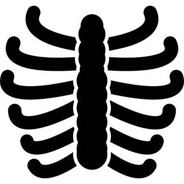 İnsan vücudu anatomisi simgesi ana hatlar biçiminde