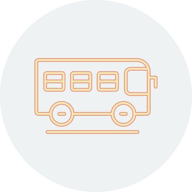 Otobüs vektör simgesi. Ana vektör logosu. bus pictogram.