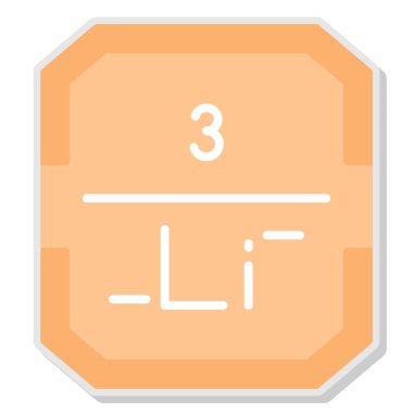 Dört numaralı bir simgenin vektör illüstrasyonu