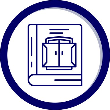 Modern bir simgenin vektör illüstrasyonu