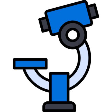 Dürbün modern simge, vektör illüstrasyonu