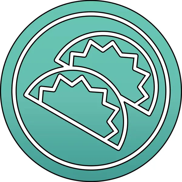 Bir ağaç simgesinin vektör illüstrasyonu