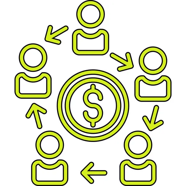 para değişimi vektör simgesi