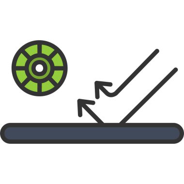 Görülmüş vektör düz renk simgesi