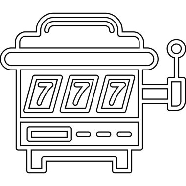 mikrodalga fırın ikonu dış hat vektörü. Yemek sobası. mikrodalga fırın