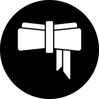 Tek bir simgenin vektör illüstrasyonu