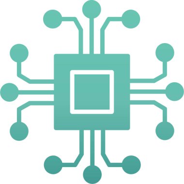 Devre Kurulu. Web simgesi basit illüstrasyon