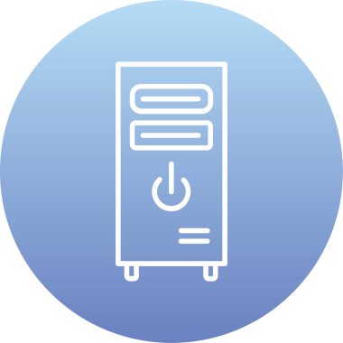 Klima simgesinin vektör illüstrasyonu