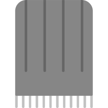 tarak simgesi, basit vektör tasarımı