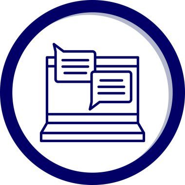 Modern bir simgenin vektör illüstrasyonu