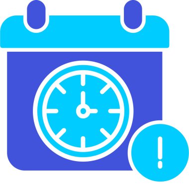 Alarm simgesi vektör illüstrasyonu