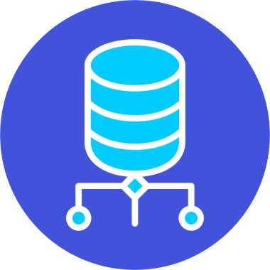 veri depolama vektör illüstrasyon