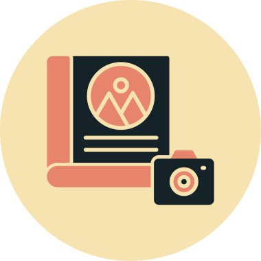 Kamera. Web simgesi basit illüstrasyon