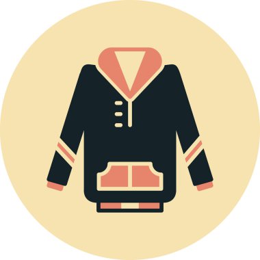 Yay ve kurdeleli bir ceketin vektör çizimi