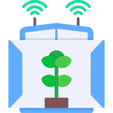 bitki simgesi modern vektör illüstrasyonu