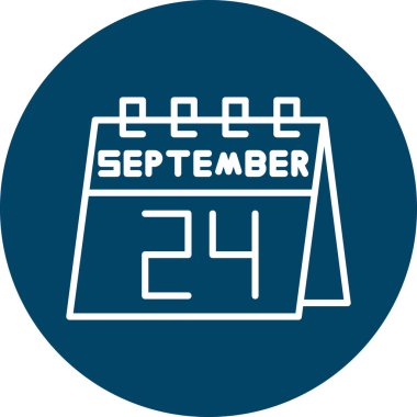 Takvim simgesinin vektör illüstrasyonu