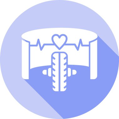 Zindelik. Web simgesi basit illüstrasyon