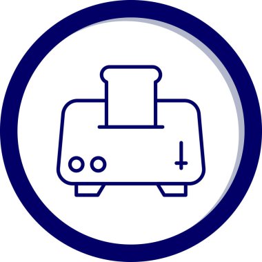 Bir tren simgesinin vektör illüstrasyonu