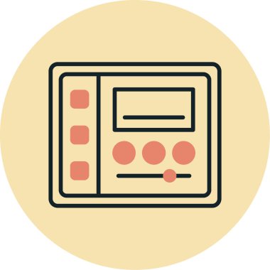 seo modern simgesinin vektör illüstrasyonu