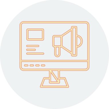 seo modern simgesinin vektör illüstrasyonu