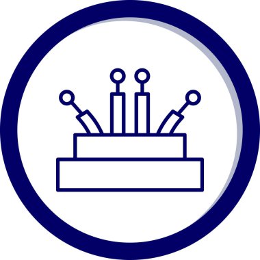 Seo ve teknoloji ikonunun vektör çizimi. düzenlenebilir ve kaliteli