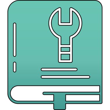 İngiliz anahtarı ve tornavida. Web simgesi basit illüstrasyon