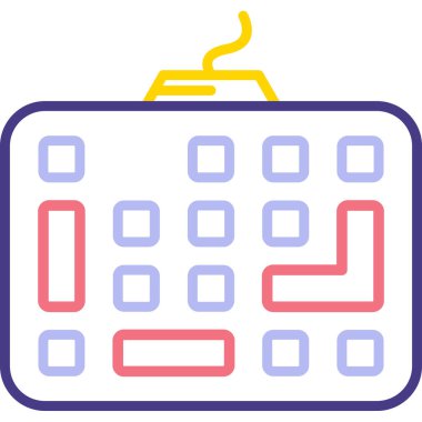 Takvim simgesi vektör illüstrasyonu