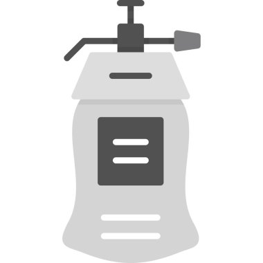 Kahve makinesi simgesi, basit vektör illüstrasyonu