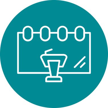 seo modern simgesinin vektör illüstrasyonu