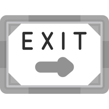 çıkış simgesi çizimi